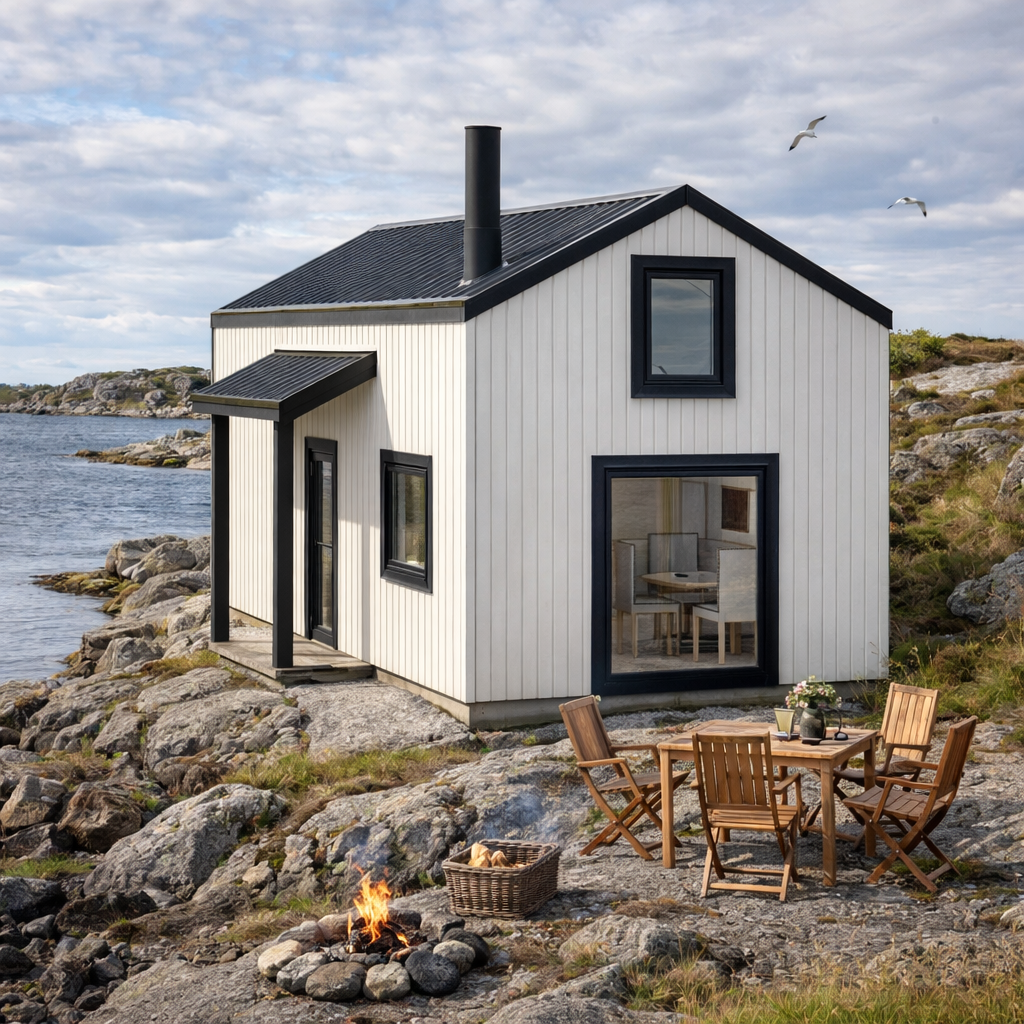 Hytte 2 tegning