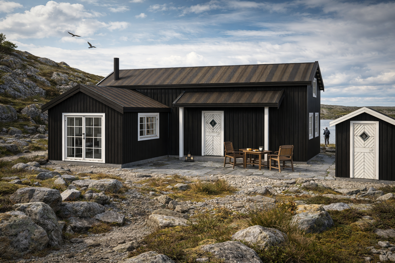 Hytte 5 tegning