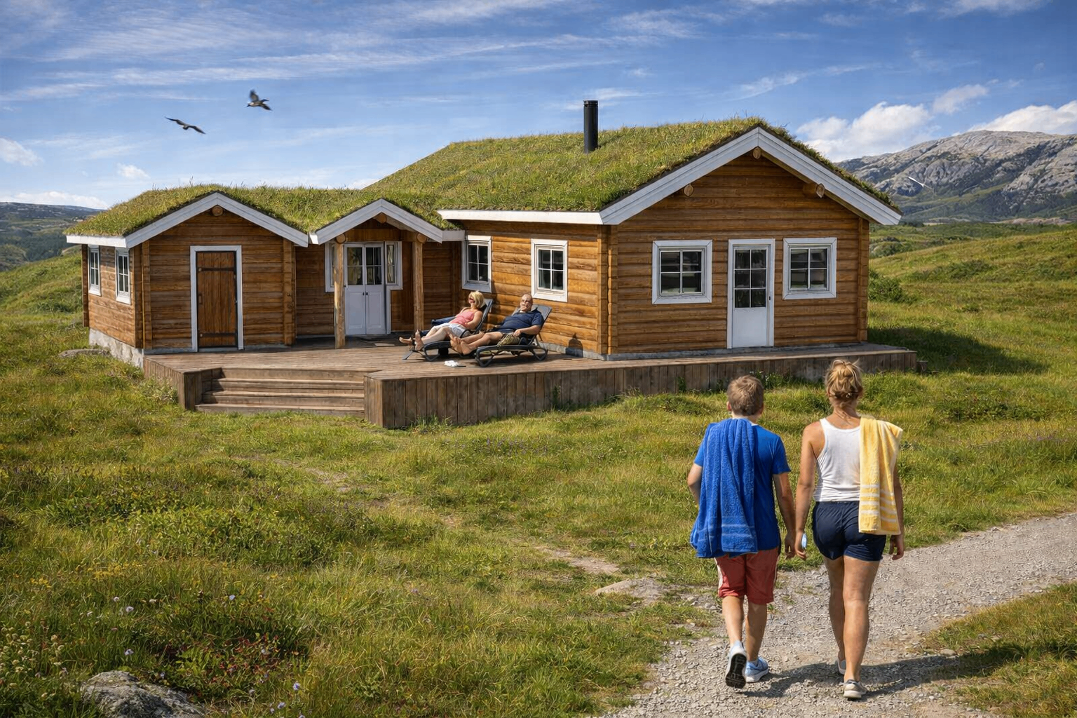 Hytte 8 - Gunhildbuvegen tegning