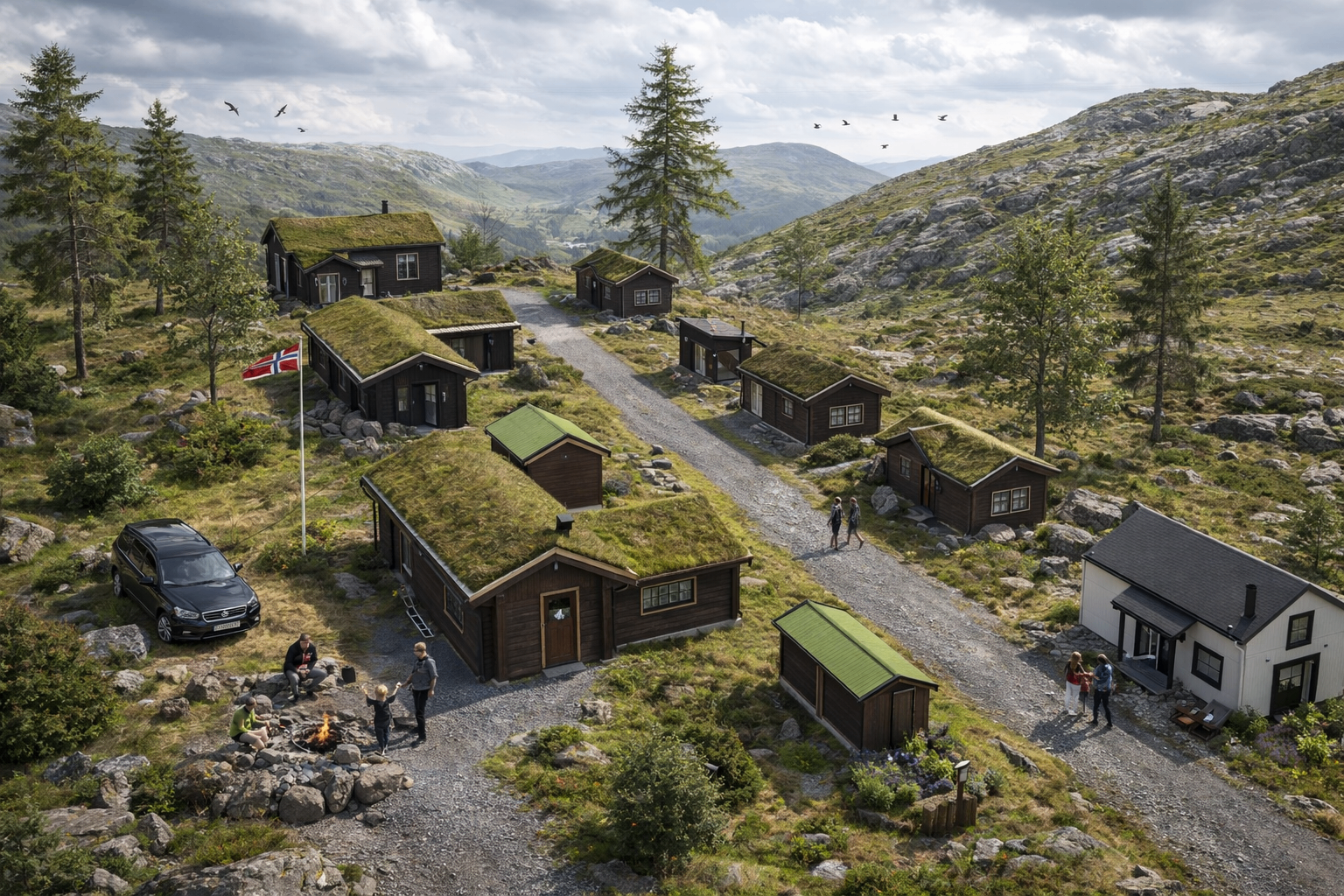 Oversikt over hytter og anneks fra NorAnneks